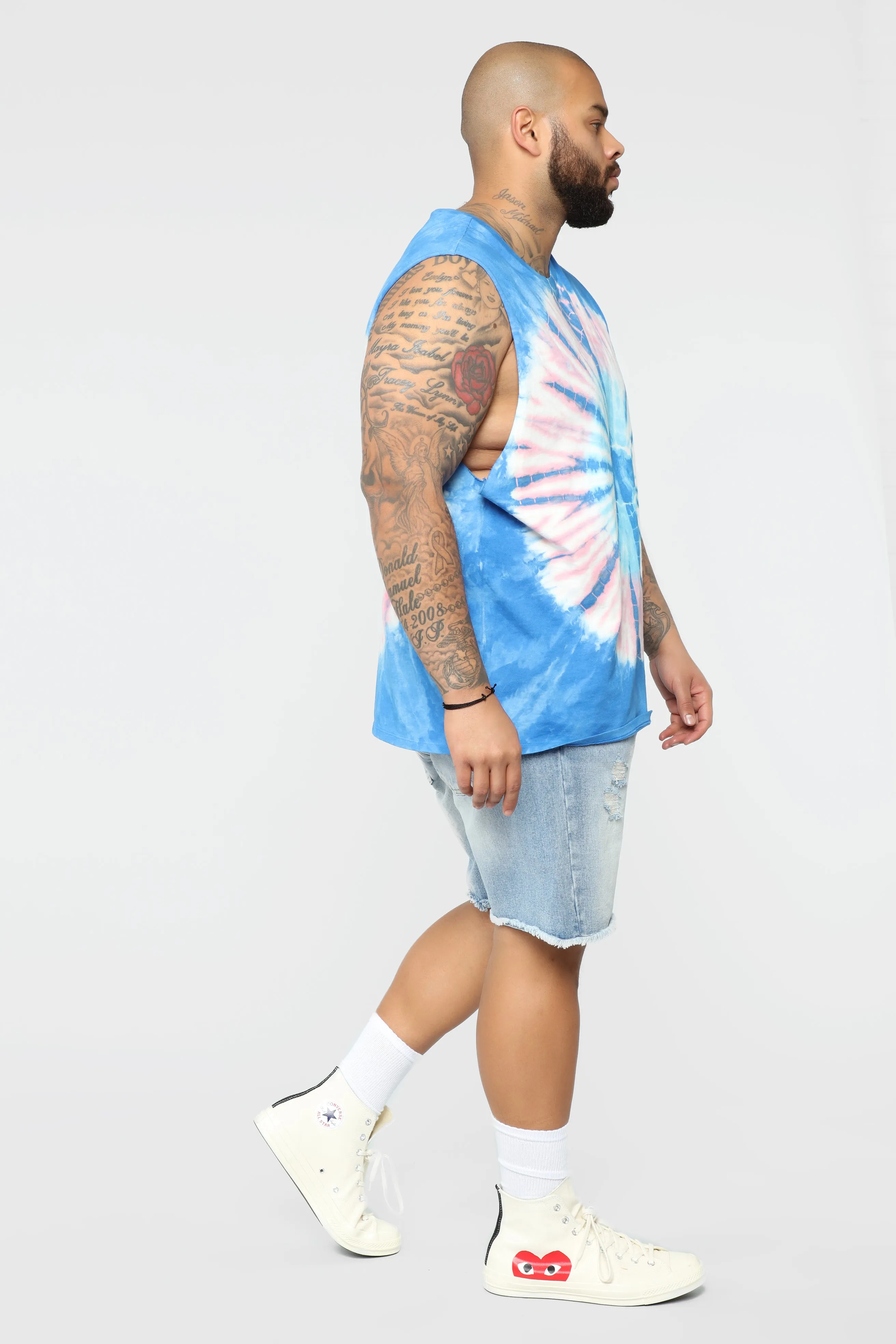All Summer Sleeveless Tank Top - Purple/Combo