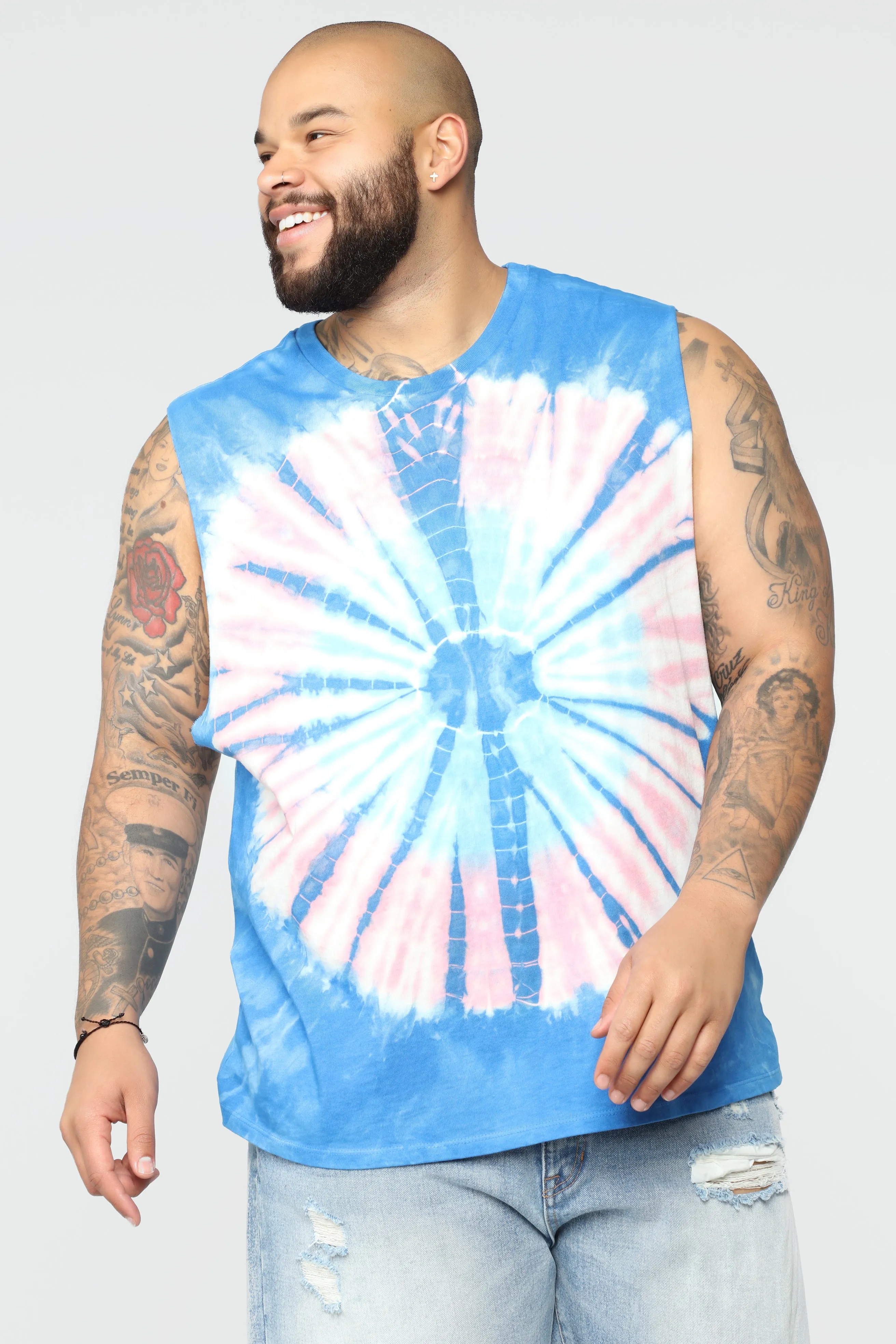 All Summer Sleeveless Tank Top - Purple/Combo