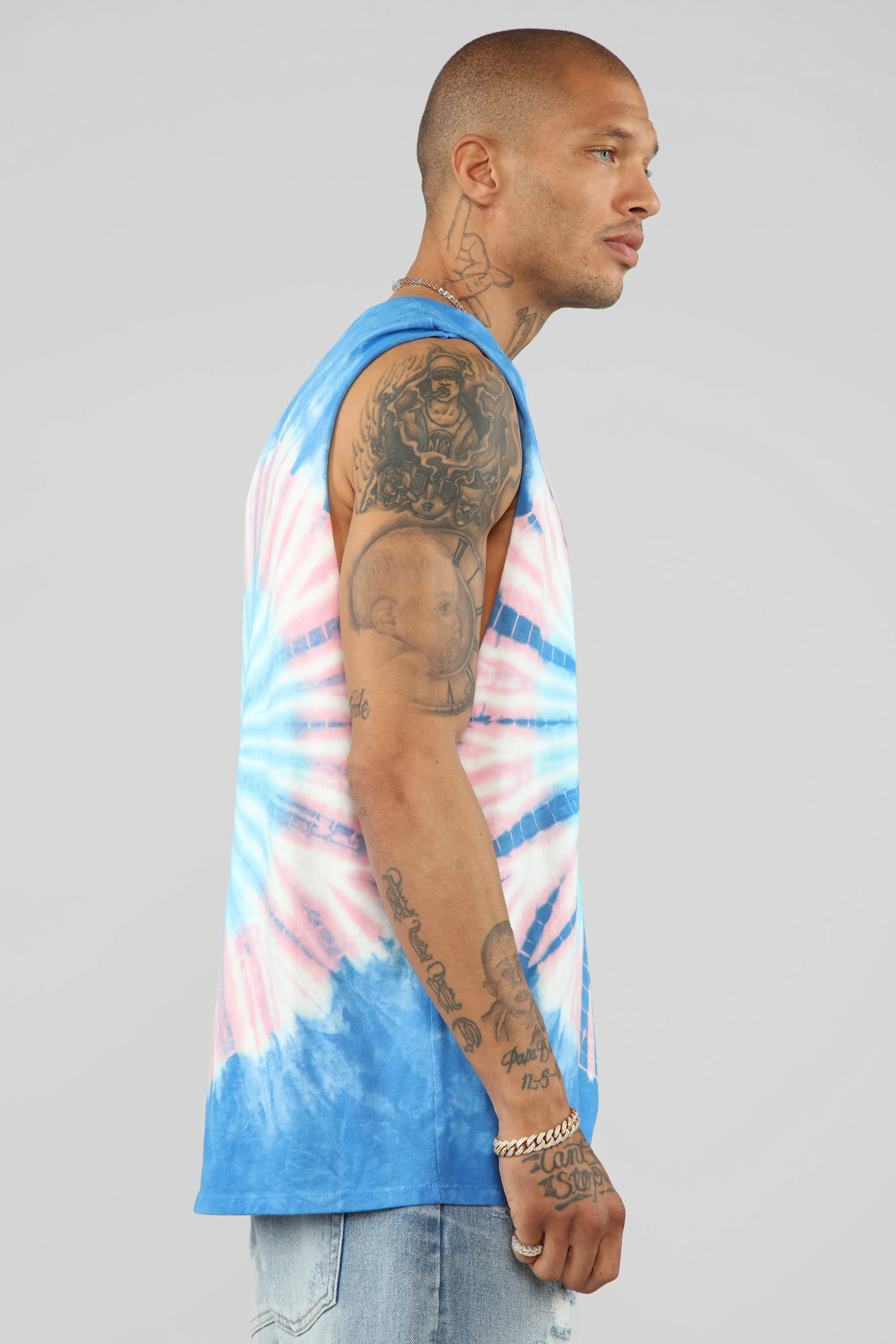 All Summer Sleeveless Tank Top - Purple/Combo