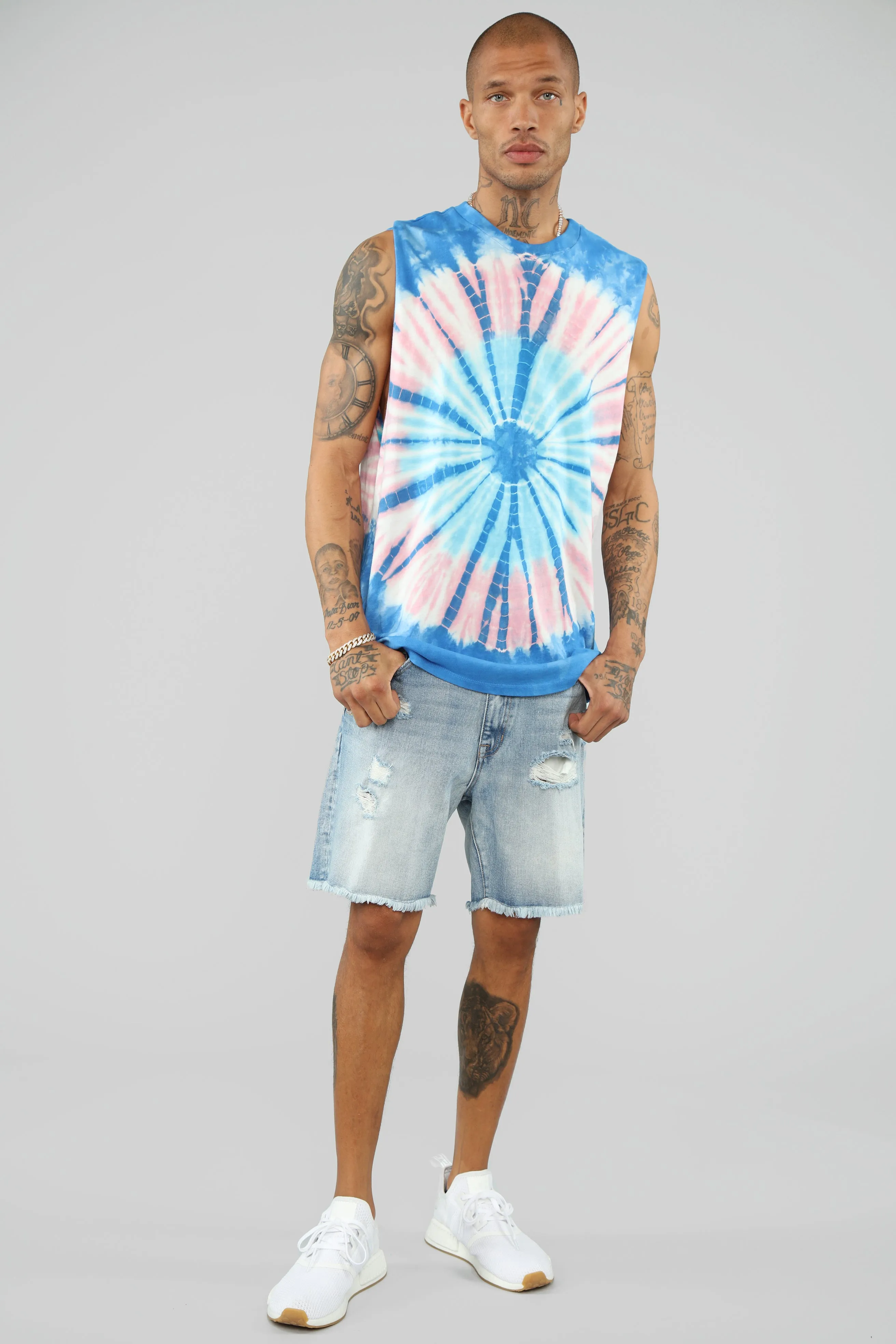 All Summer Sleeveless Tank Top - Purple/Combo