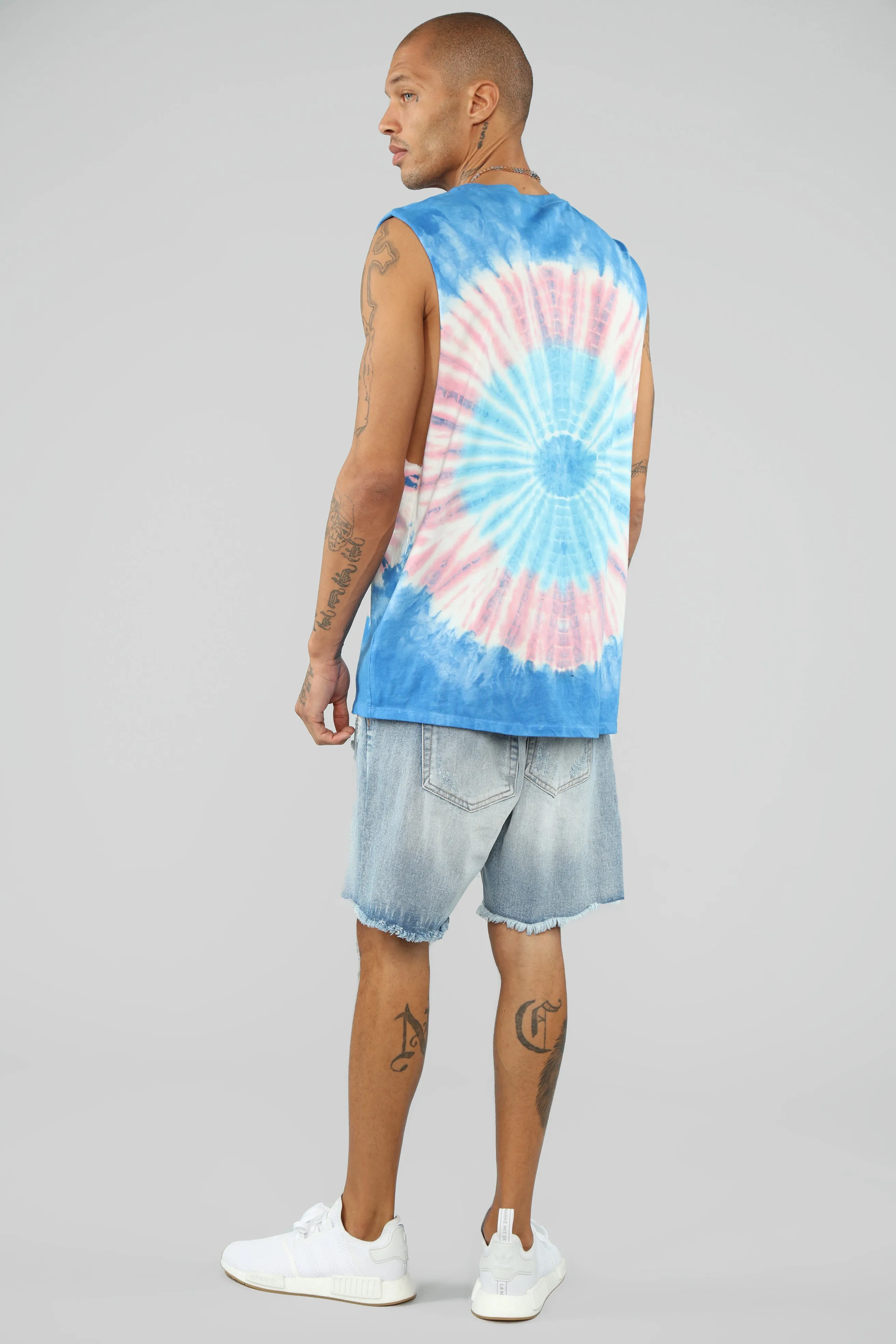 All Summer Sleeveless Tank Top - Purple/Combo
