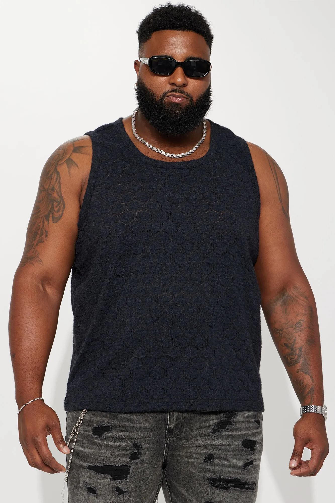 Because I Feel Like It Tank - Black