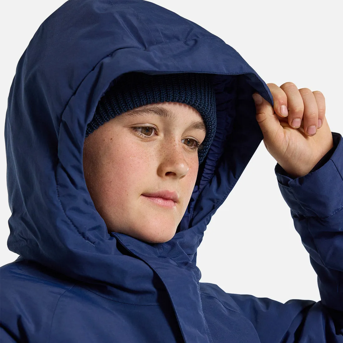 BURTON Kids' Frostner Anorak 2024 - Dress Blue/Galaxy Green