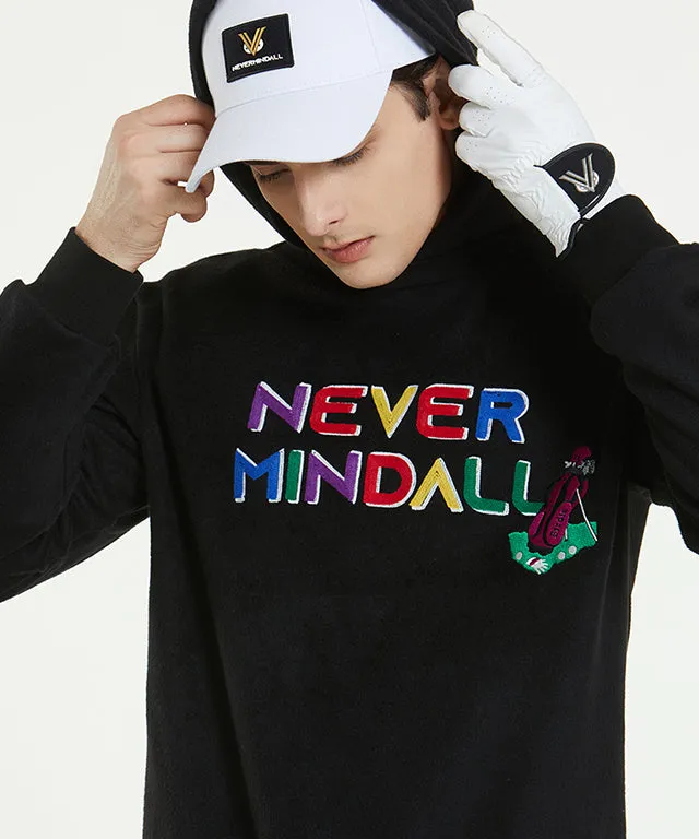 Common Deal Warm Raised Hoodie Round - Black