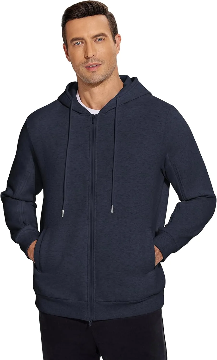 Deyeek Dialysis Sweatshirts with Arm Zipper Jacket Full-Zip Hemodialysis Cotton Warm Heavyweight Sweatshirt