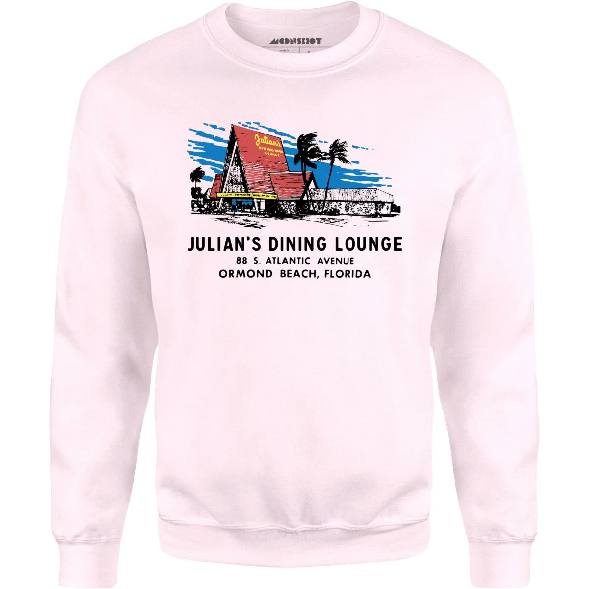 Julian's Dining Lounge - Ormond Beach, FL - Vintage Restaurant - Unisex Sweatshirt
