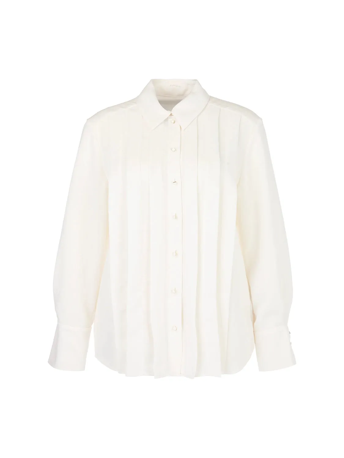 Marc Cain Rethink Together Blouse with Pleats YC 51.18 W39 - Pre-Order May Delivery