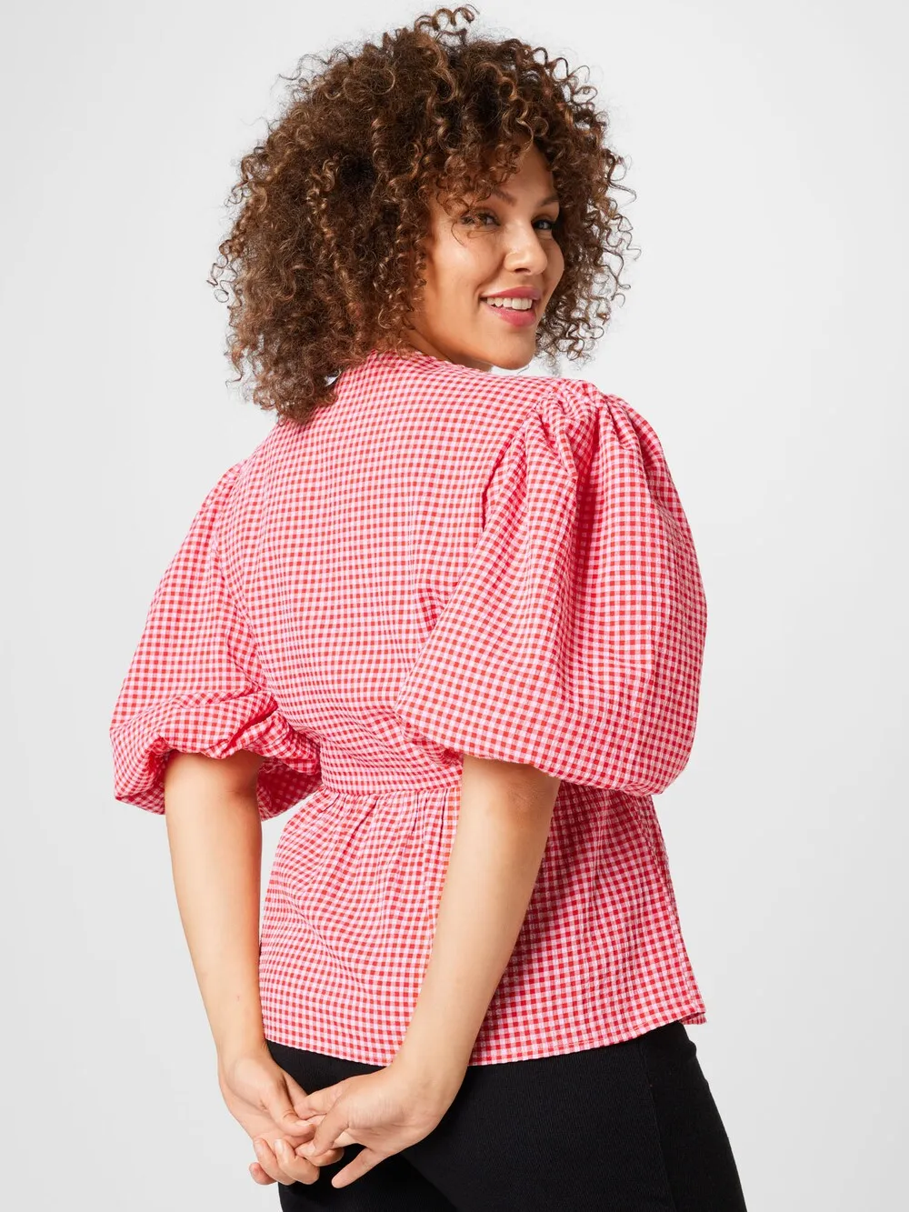 Nasty Gal blouse, red