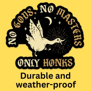 'No Gods, No Masters' Bumper Sticker