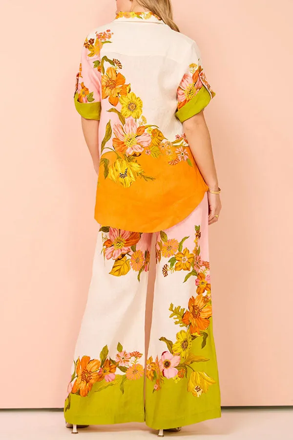 Ruby - Floral Oversized Blouse