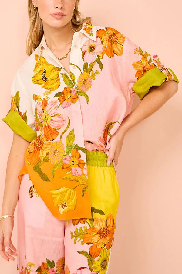 Ruby - Floral Oversized Blouse