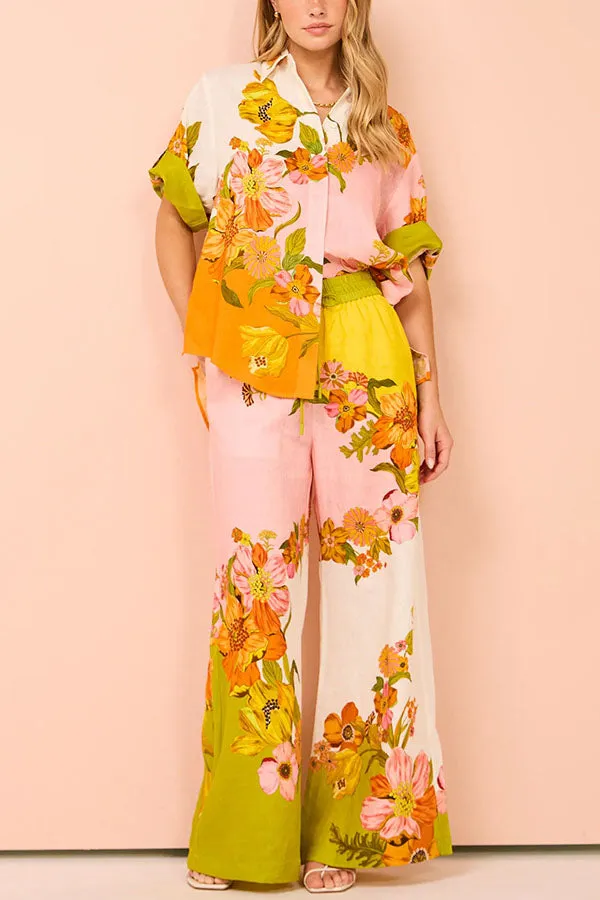 Ruby - Floral Oversized Blouse