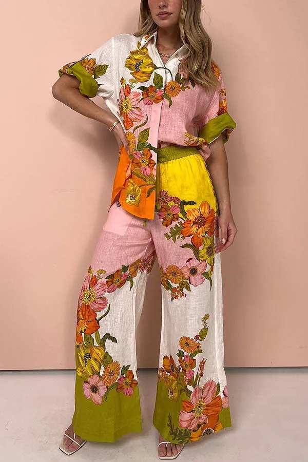 Ruby - Floral Oversized Blouse