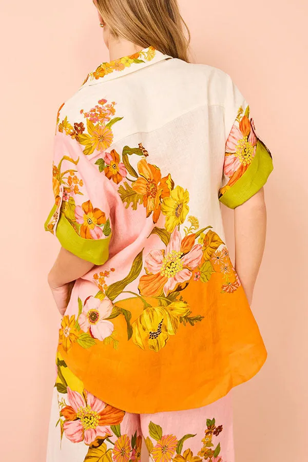 Ruby - Floral Oversized Blouse