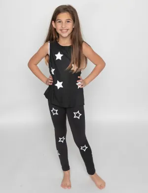 Stars White Tank