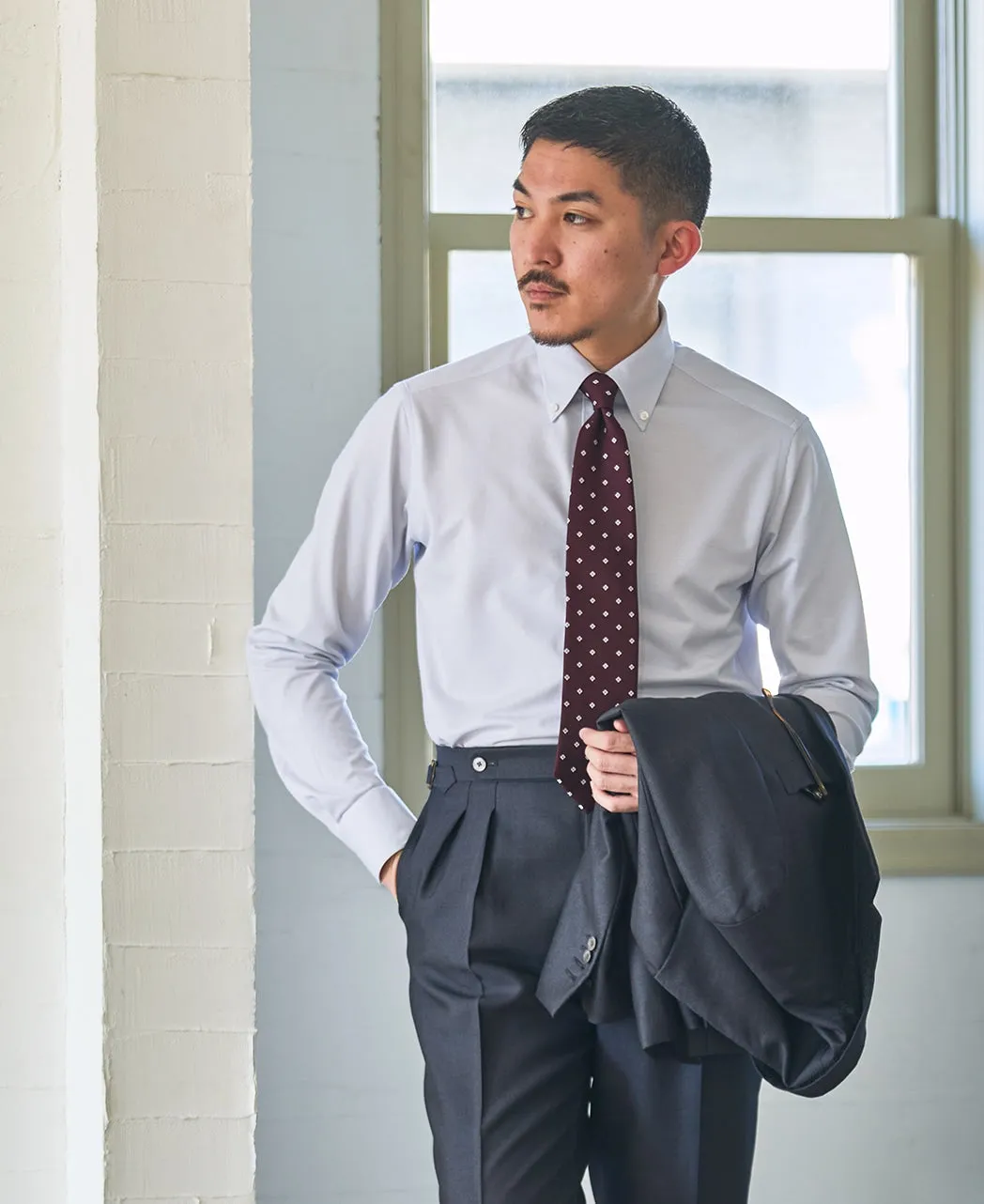 TOKYO SLIM FIT - Button Down J-Tech Stretch EASY CARE
