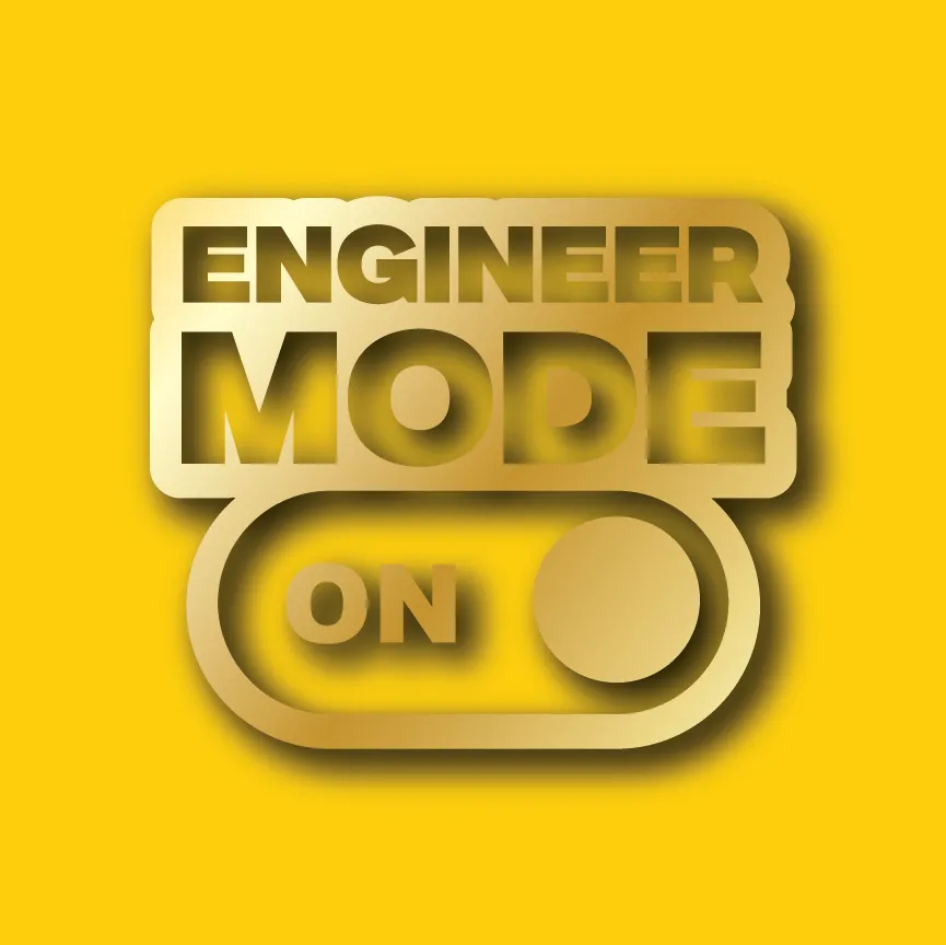 Vehicle Sticker: Engineer Mode