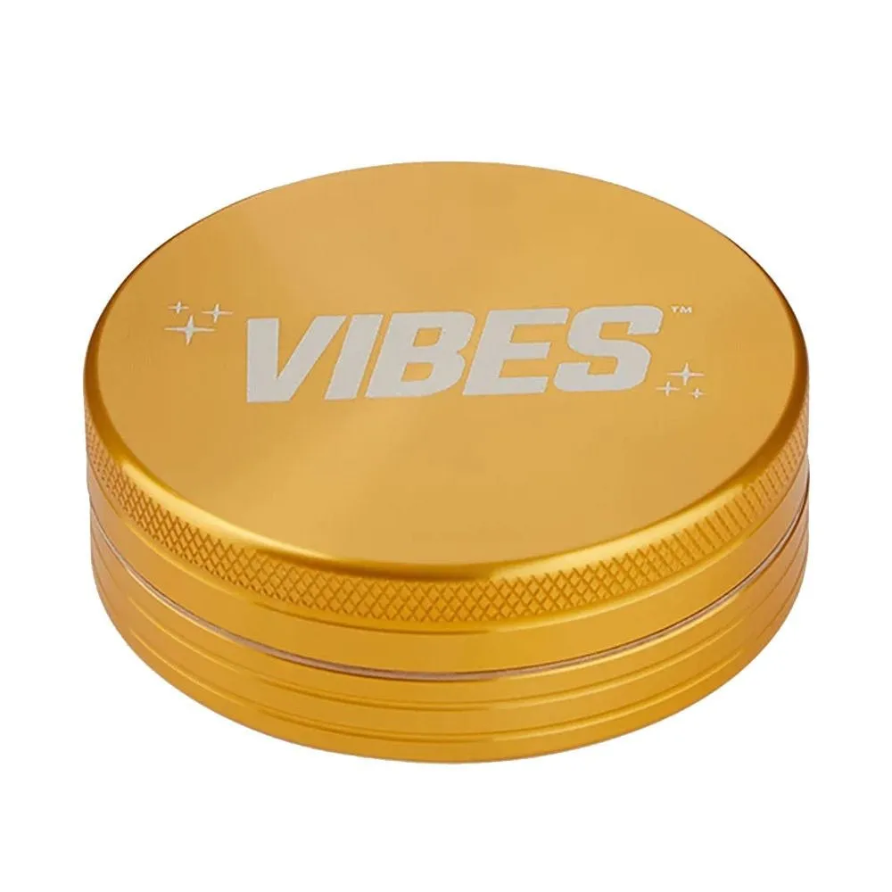 Vibes x Aerospace - Gold Aluminium - 2 Piece Herb Grinder