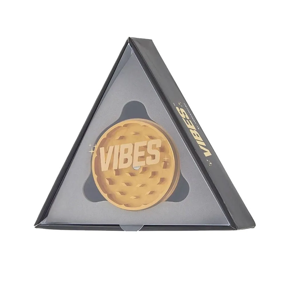 Vibes x Aerospace - Gold Aluminium - 2 Piece Herb Grinder