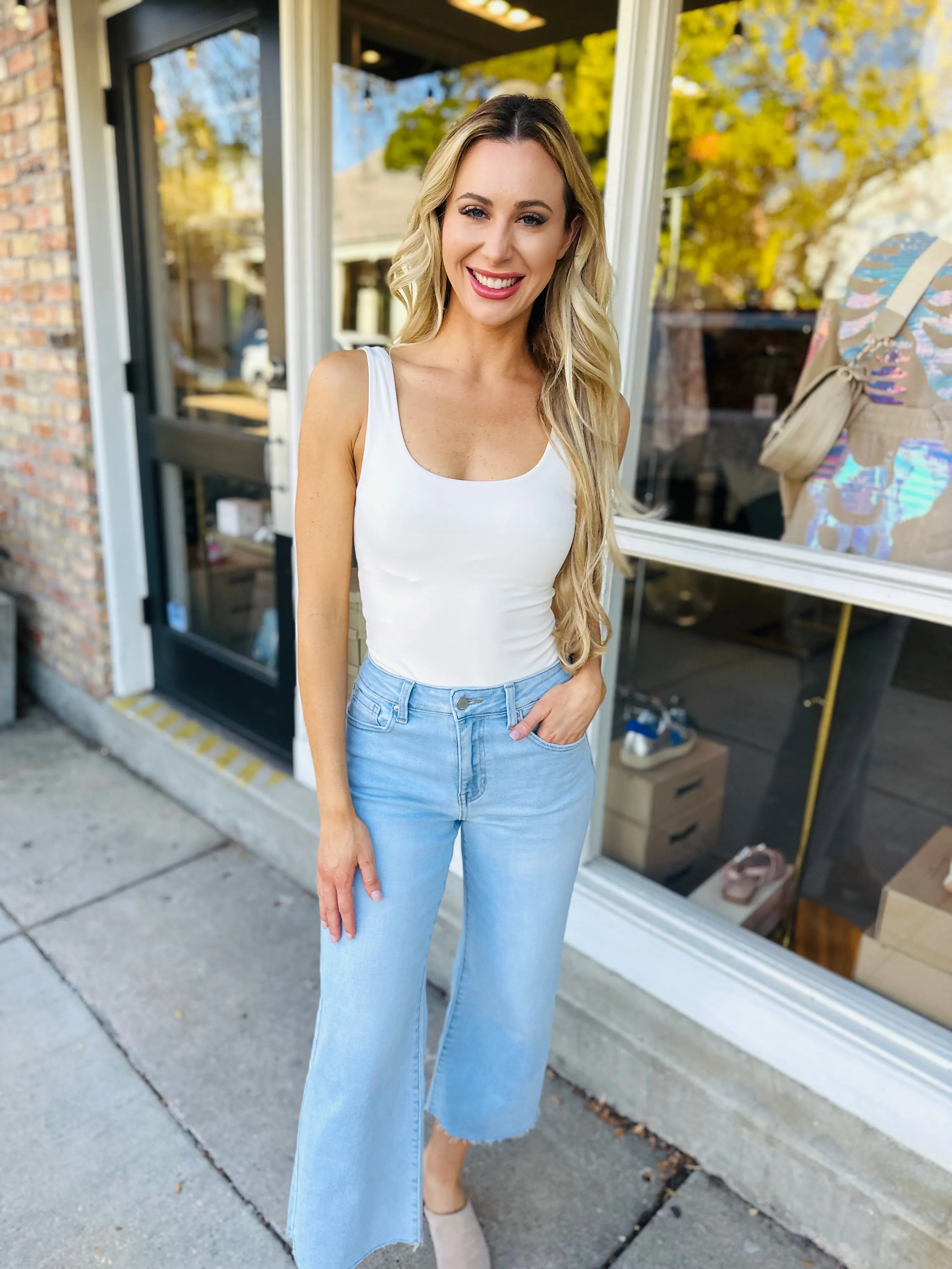 Z Supply Vienna So Smooth Bodysuit- Sea Salt